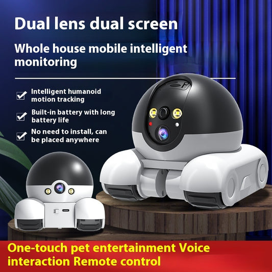 Wireless Smart 360° HD Security Camera – Dual Lens | Night Vision & Motion Detection