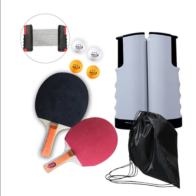 PT-260 Table Tennis Racket & Telescopic Net Set – Portable Ping Pong Kit | Special Offer