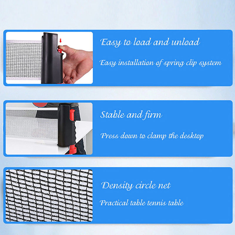 PT-260 Table Tennis Racket & Telescopic Net Set – Portable Ping Pong Kit | Special Offer